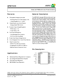 浏览型号APW7045的Datasheet PDF文件第1页