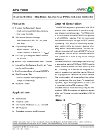 浏览型号APW7060的Datasheet PDF文件第1页