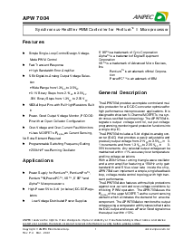 浏览型号APW7004的Datasheet PDF文件第1页