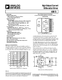 浏览型号AD815ARB-24-REEL的Datasheet PDF文件第1页