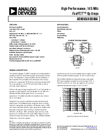 浏览型号AD8065ART-R2的Datasheet PDF文件第1页