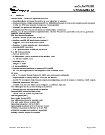 浏览型号CY7C63231A-SC的Datasheet PDF文件第5页