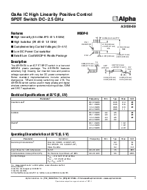 浏览型号AS158-59的Datasheet PDF文件第1页
