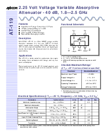 浏览型号AT-119TR的Datasheet PDF文件第1页