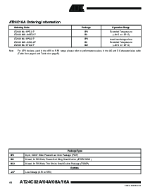 浏览型号AT24C04A-10TE-2.7的Datasheet PDF文件第16页