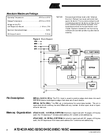 浏览型号AT24C01ASC的Datasheet PDF文件第2页