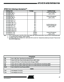 浏览型号AT24C04-10SC的Datasheet PDF文件第17页