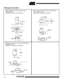 浏览型号AT34C02N-10SC的Datasheet PDF文件第12页