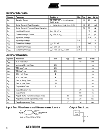 浏览型号AT45D081-TC的Datasheet PDF文件第6页