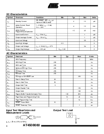浏览型号AT45DB080-RC的Datasheet PDF文件第6页