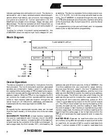浏览型号AT45DB081的Datasheet PDF文件第2页