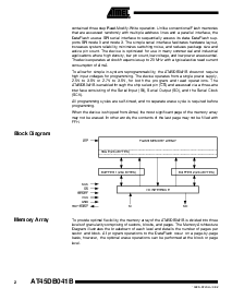 浏览型号AT45DB041B-TC的Datasheet PDF文件第2页