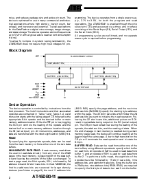 浏览型号AT45DB041-TC的Datasheet PDF文件第2页