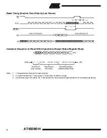 浏览型号AT45DB041-TC的Datasheet PDF文件第8页