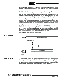 浏览型号AT45DB321C-CNC的Datasheet PDF文件第2页