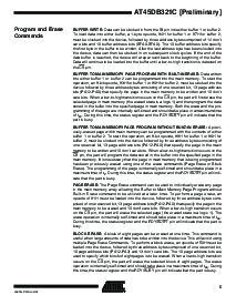 浏览型号AT45DB321C-TC的Datasheet PDF文件第5页