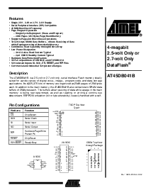 浏览型号AT45DB041B的Datasheet PDF文件第1页