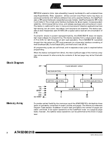 浏览型号AT45DB021B-CC的Datasheet PDF文件第2页