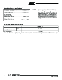 浏览型号AT45DB011B-CI的Datasheet PDF文件第8页