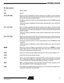 浏览型号AT90S4433-8PI的Datasheet PDF文件第5页