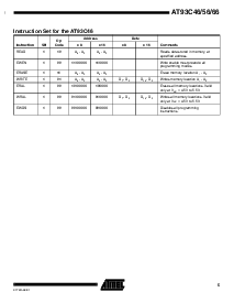 浏览型号AT93C46-10PI-2.7的Datasheet PDF文件第5页