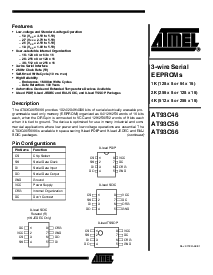 浏览型号AT93C46-10SC-2.5的Datasheet PDF文件第1页