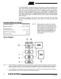 浏览型号AT93C46-10PC的Datasheet PDF文件第2页