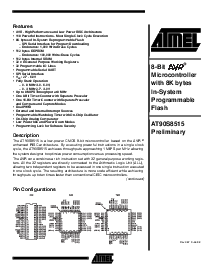 浏览型号AT90S8515-8JC的Datasheet PDF文件第1页