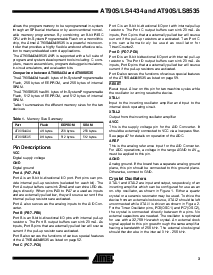 浏览型号AT90S8535-8JC的Datasheet PDF文件第3页