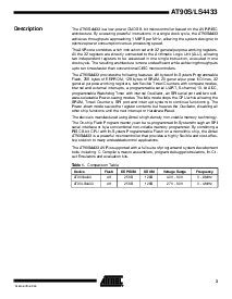 浏览型号AT90S4433-8AC的Datasheet PDF文件第3页