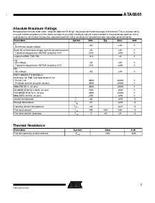 浏览型号ATA6661的Datasheet PDF文件第7页