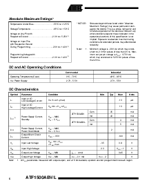 浏览型号ATF1500ABV的Datasheet PDF文件第6页