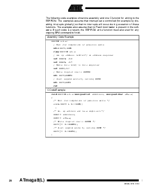 浏览型号ATmega8L-8AC的Datasheet PDF文件第20页