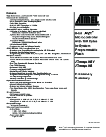 浏览型号ATMEGA165V-8MI的Datasheet PDF文件第1页