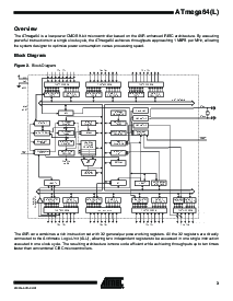 浏览型号ATmega64-16AI的Datasheet PDF文件第3页