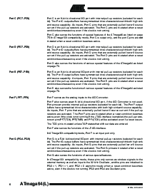 浏览型号ATmega64-16AI的Datasheet PDF文件第6页