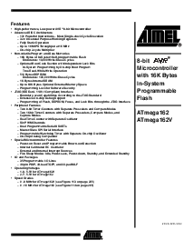浏览型号ATmega162-16PI的Datasheet PDF文件第1页
