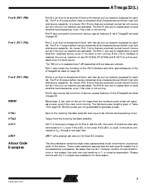 浏览型号ATmega32-16PC的Datasheet PDF文件第5页