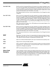 浏览型号ATmega16L-8MC的Datasheet PDF文件第5页