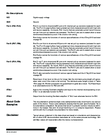 浏览型号ATTINY2313V-10PI的Datasheet PDF文件第5页