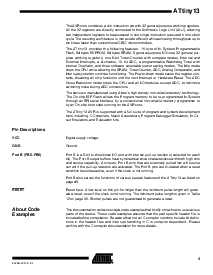 浏览型号ATtiny13-24SJ的Datasheet PDF文件第3页