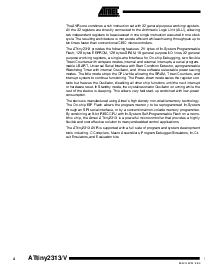 浏览型号ATtiny2313V-8SJ的Datasheet PDF文件第4页