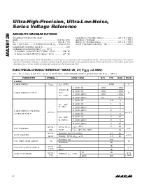 浏览型号MAX6126BAUA25的Datasheet PDF文件第2页