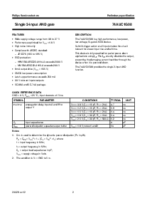 浏览型号74AUC1G08GW的Datasheet PDF文件第2页
