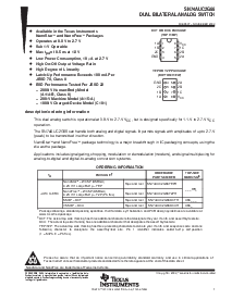 浏览型号SN74AUC2G66DCTR的Datasheet PDF文件第1页