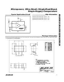 浏览型号MAX9021AUK-T的Datasheet PDF文件第7页