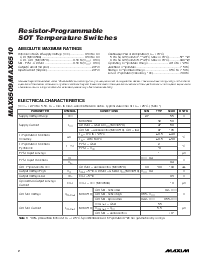 浏览型号MAX6509CAUK-T的Datasheet PDF文件第2页