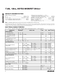 浏览型号MAX5048BAUT-T的Datasheet PDF文件第2页