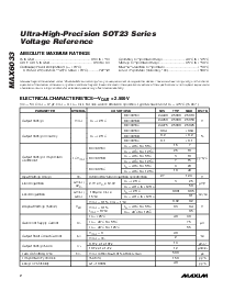浏览型号MAX6033BAUT_ _-T的Datasheet PDF文件第2页