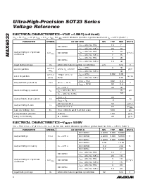 浏览型号MAX6033BAUT_ _-T的Datasheet PDF文件第4页